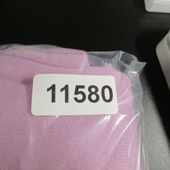 ST. JOHN Hoodie Cardigan Sweater Womens size Medium Wool Color Block Pink - Picture 13 of 13